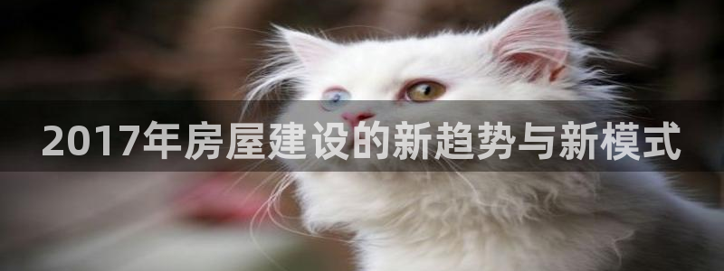 先锋澳门新娱乐：2017年房屋建设的新趋势与新模式