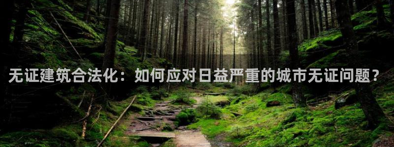 先锋娱乐属于违法吗：无证建筑合法化：如何应对日益严重的城市无证问题？