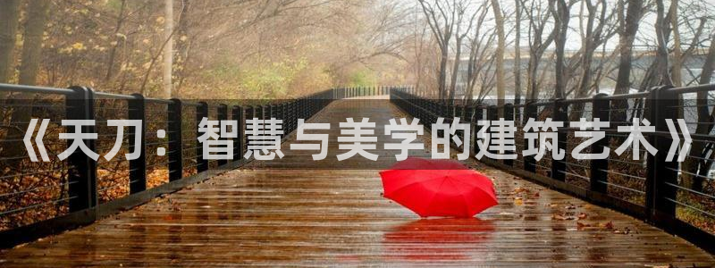 贵州先锋娱乐：《天刀：智慧与美学的建筑艺术》