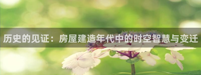 先锋娱乐剪辑：历史的见证：房屋建造年代中的时空智慧与变迁