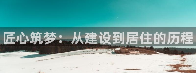 先锋岛娱乐：匠心筑梦：从建设到居住的历程