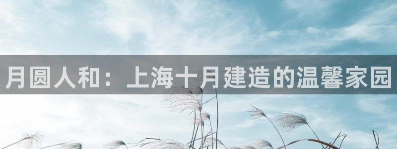 先锋游戏娱乐：月圆人和：上海十月建造的温馨家园