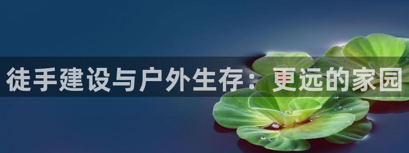 先锋娱乐官：徒手建设与户外生存：更远的家园